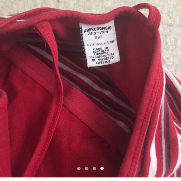 🍒 Vintage A&F Striped Halter XS - Picture 4 of 5